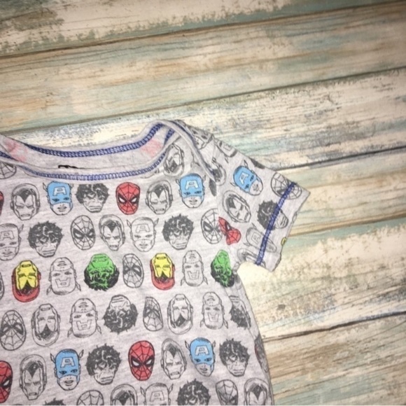 Marvel Faces Grey Onsie - Picture 2 of 4